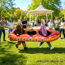 лодочка принт деревянный