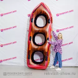 Лодочка принт дерево