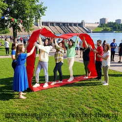 гусеница премиум красная