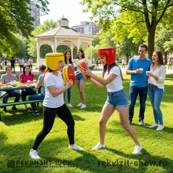 игра веселая бой подушками