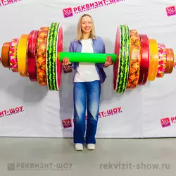 аттракцион на ловкость штанга фрукты