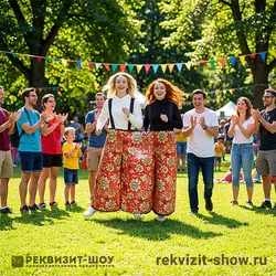штаны хохлома премиум для двоих