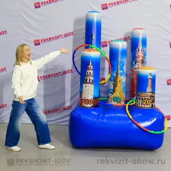 принт городские башни кольцеброс