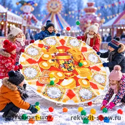 праздничные гуляния с парашютом