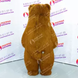 пневмокостюм медведь с бурой шерстью