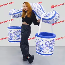 Игровой модуль коромысло Гжель