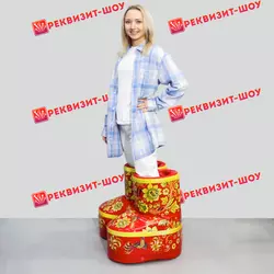 Масленичные валенки для соревнований
