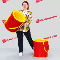 Командная игра Забег в ведрах