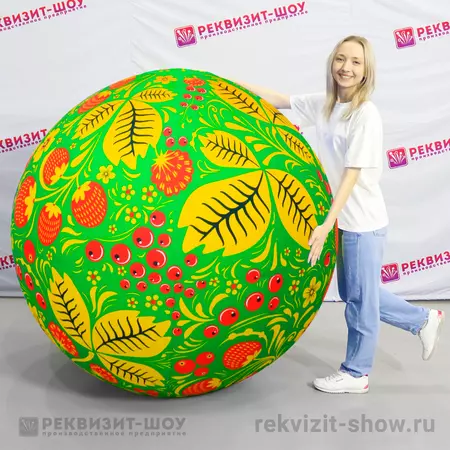 Зеленая хохлома