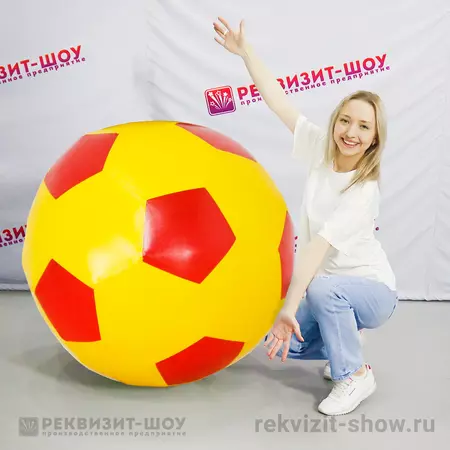 Надувной футбольный мяч ПВХ