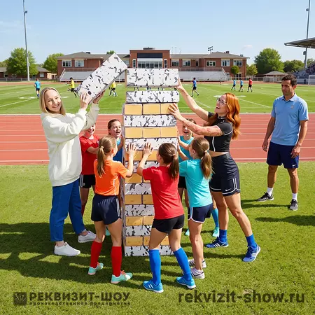 огромный реквизит дженга