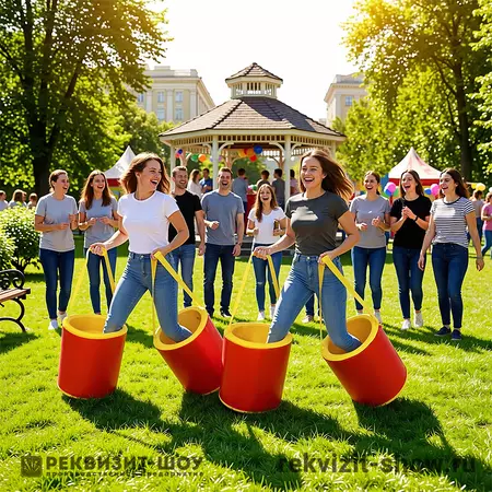 забег в ведрах база