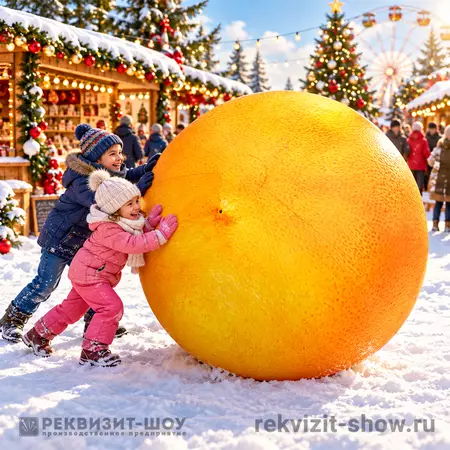 мяч апельсин