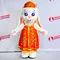 Надувной костюм зайка в русском сарафане